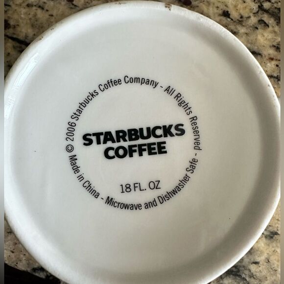 VINTAGE 2006 Starbucks Architect Series ORLANDO Coffee Tea Cup Mug - 18oz - Picture 4 of 5